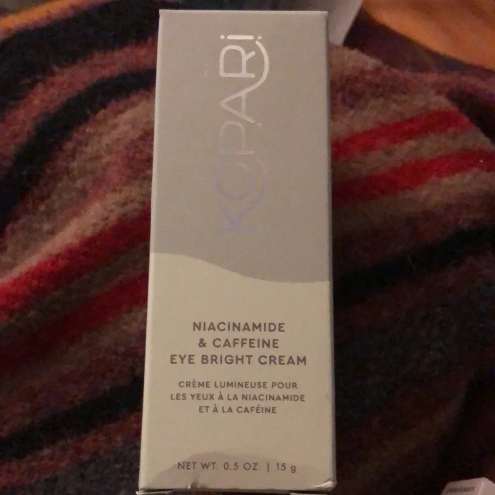 NEW Kopari Niacinamide & Caffeine Eye Bright Cream Wrinkles Crows Feet Eye Cream